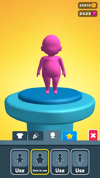 Fun Race 3D — Run and Parkour (Фан Рэйс 3Д) [МОД: Меню, Бесконечные монеты и Открытые уровни] Screenshot 4