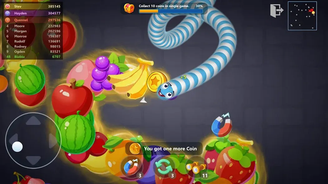 Snake War™ Hungry Worm.io Game (Снейк Вар) [МОД: Деньги, Монеты и Меню MOD] Screenshot 1