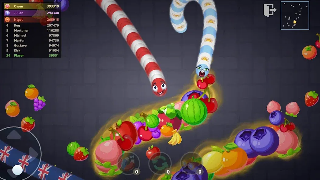 Snake War™ Hungry Worm.io Game (Снейк Вар) [МОД: Деньги, Монеты и Меню MOD] Screenshot 5