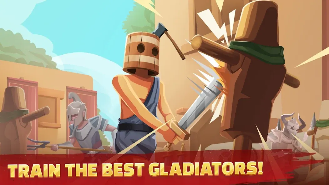 Gladiators Arena: Idle Tycoon (Гладиаторская арена) [MOD: Разблокировано] - Скриншот 2