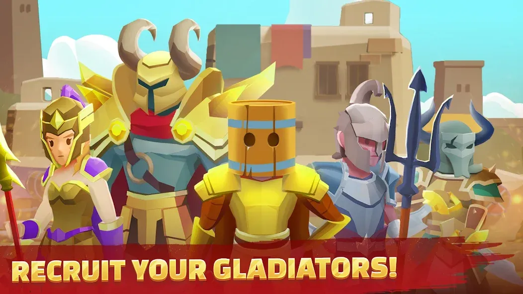 Gladiators Arena: Idle Tycoon (Гладиаторская арена) [MOD: Разблокировано] - Скриншот 5