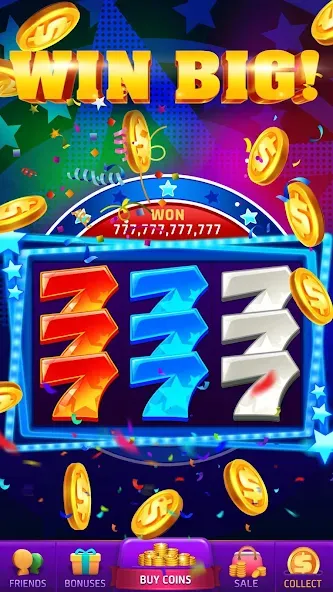 777 Casino – vegas slots games (Казино) [МОД: Бесконечные деньги, Монеты и Мега MOD] Screenshot 2