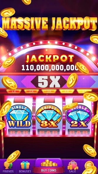 777 Casino – vegas slots games (Казино) [МОД: Бесконечные деньги, Монеты и Мега MOD] Screenshot 3