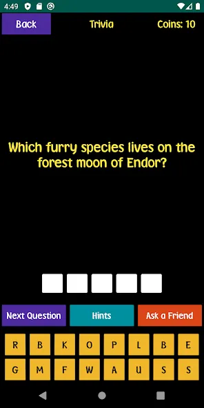 Quiz For SW Fans (Квиз для фанатов ЗВЗ) [МОД: Меню, Бесконечные монеты и Открытые уровни] Screenshot 3