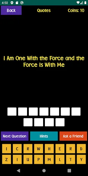 Quiz For SW Fans (Квиз для фанатов ЗВЗ) [МОД: Меню, Бесконечные монеты и Открытые уровни] Screenshot 4