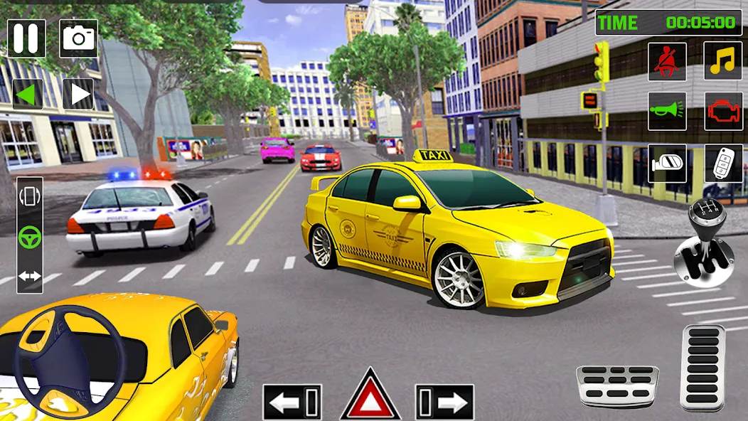 City Taxi Games-Taxi Car Games (Сити Такси Игры) [МОД: Бесконечные деньги, Монеты и Мега MOD] Screenshot 1