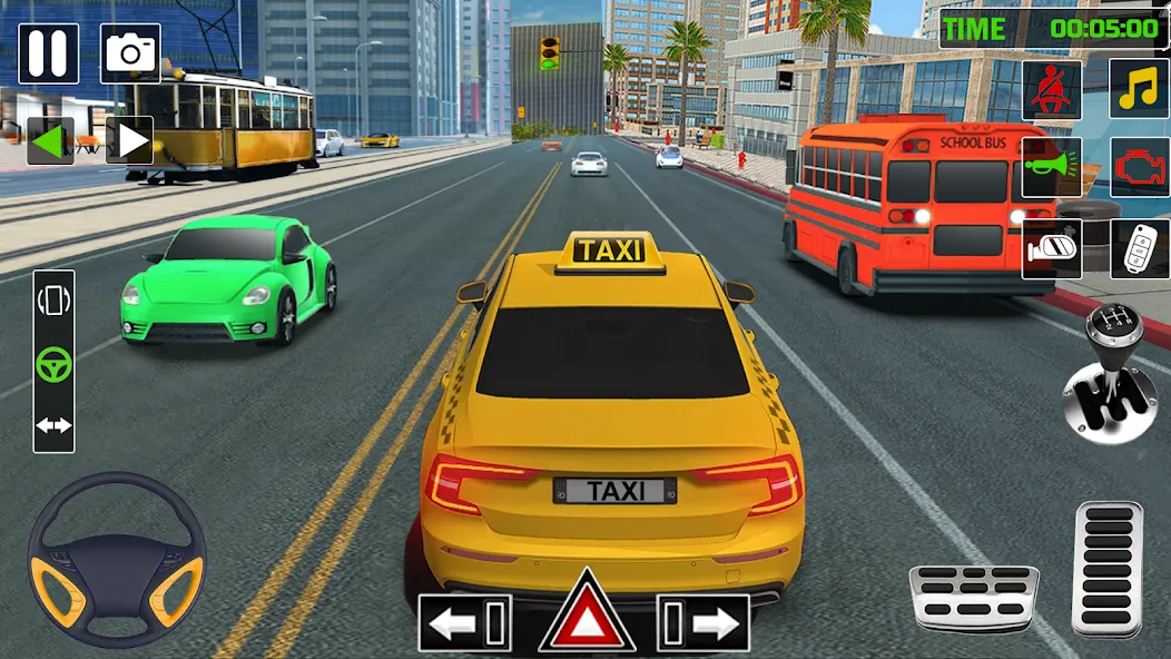 City Taxi Games-Taxi Car Games (Сити Такси Игры) [МОД: Бесконечные деньги, Монеты и Мега MOD] Screenshot 4
