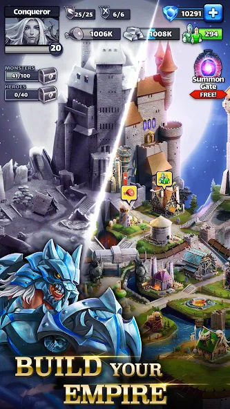 Empires & Puzzles: Match-3 RPG [МОД: Меню, Бесконечные монеты и Открытые уровни] Screenshot 2