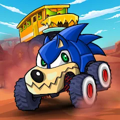 Скачать Car Eats Car Multiplayer Race (Кар Итс Кар) [МОД: Много монет, Открытые уровни и Мега MOD] | Взлом Car Eats Car Multiplayer Race на Андроид