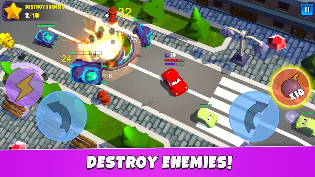 Car Eats Car 5 - Battle Arena (С тс Са 5) [МОД: Бесконечные деньги, Монеты и Мега MOD] Screenshot 1