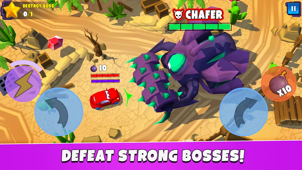 Car Eats Car 5 - Battle Arena (С тс Са 5) [МОД: Бесконечные деньги, Монеты и Мега MOD] Screenshot 4