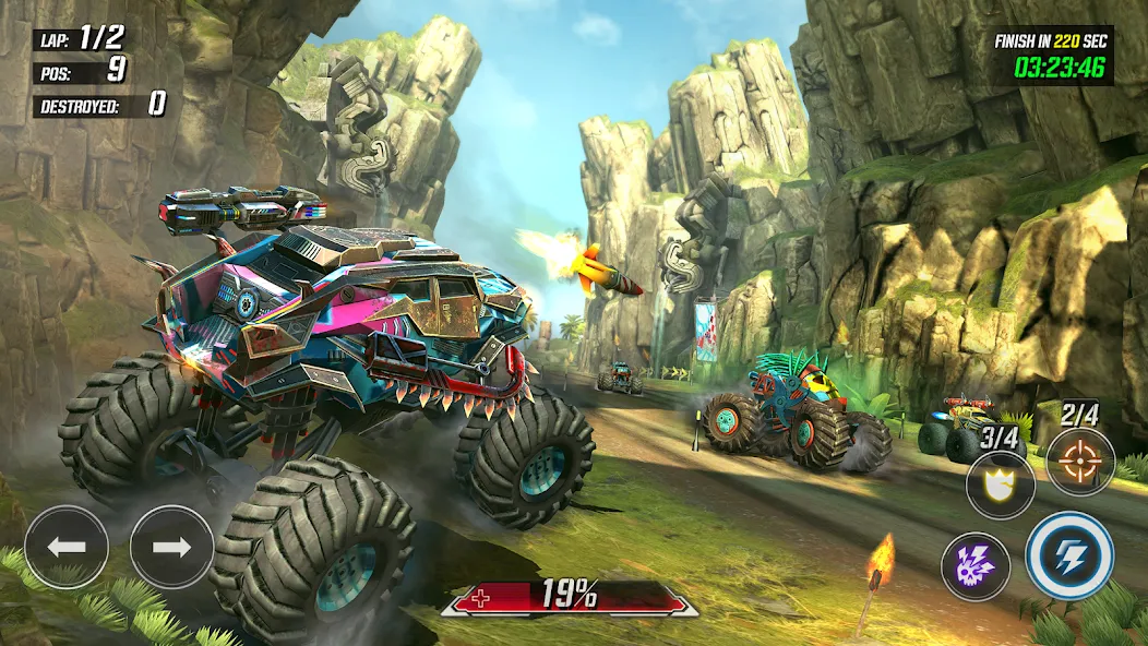 RACE: Rocket Arena Car Extreme (РЕЙС) [МОД: Много денег, Монет и Все открыто] Screenshot 2