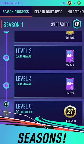 Pack Opener for FUT 21 (Пакопенер для  21) [MOD: Все открыто] - Скриншот 5