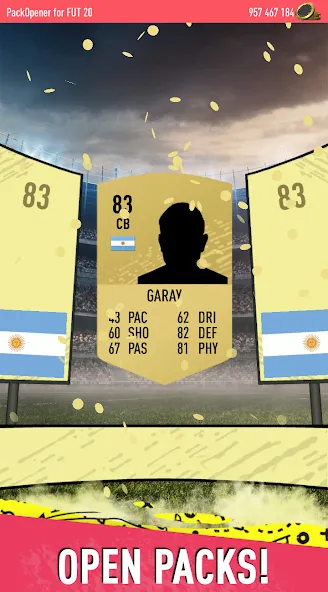 Pack Opener for FUT 20 by SMOQ (Пак открыватель для  20 от ) [МОД: Все открыто, Дополнительные деньги и Меню MOD] Screenshot 1