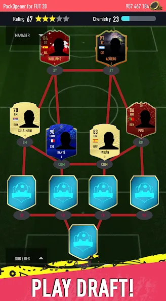 Pack Opener for FUT 20 by SMOQ (Пак открыватель для  20 от ) [МОД: Все открыто, Дополнительные деньги и Меню MOD] Screenshot 3
