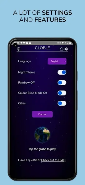 Globle - Country Guess Game (Глоубл) [МОД: Много монет, Открытые уровни и Мега MOD] Screenshot 4