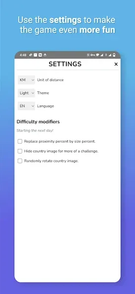 Worldle - Guess the Country (Ворлдле) [МОД: Много монет, Открытые уровни и Мега MOD] Screenshot 5