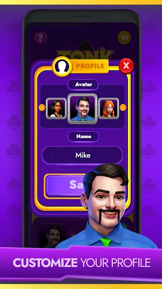 Tonk - Classic Card Game (Тонк) [МОД: Бесконечные деньги, Монеты и Мега MOD] Screenshot 5
