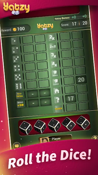 Yatzy - Offline Dice Games (Ятзи) [МОД: Все открыто, Дополнительные деньги и Меню MOD] Screenshot 2