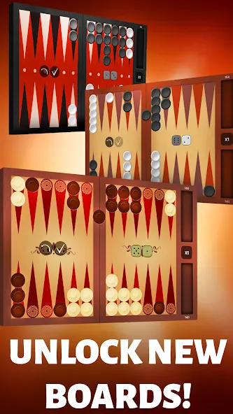 Backgammon Offline [МОД: Бесконечные деньги, Монеты и Мега MOD] Screenshot 1