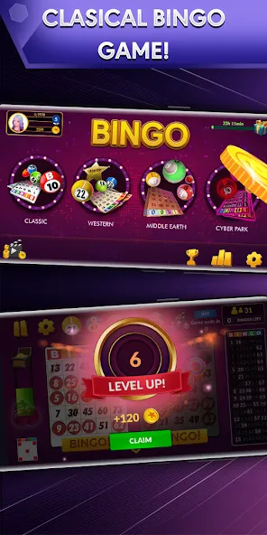 Bingo - Offline Bingo Game [МОД: Бесконечные деньги, Монеты и Мега MOD] Screenshot 2