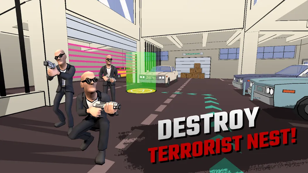 FPS Shooter game: Miss Bullet [МОД: Деньги, Монеты и Меню MOD] Screenshot 1