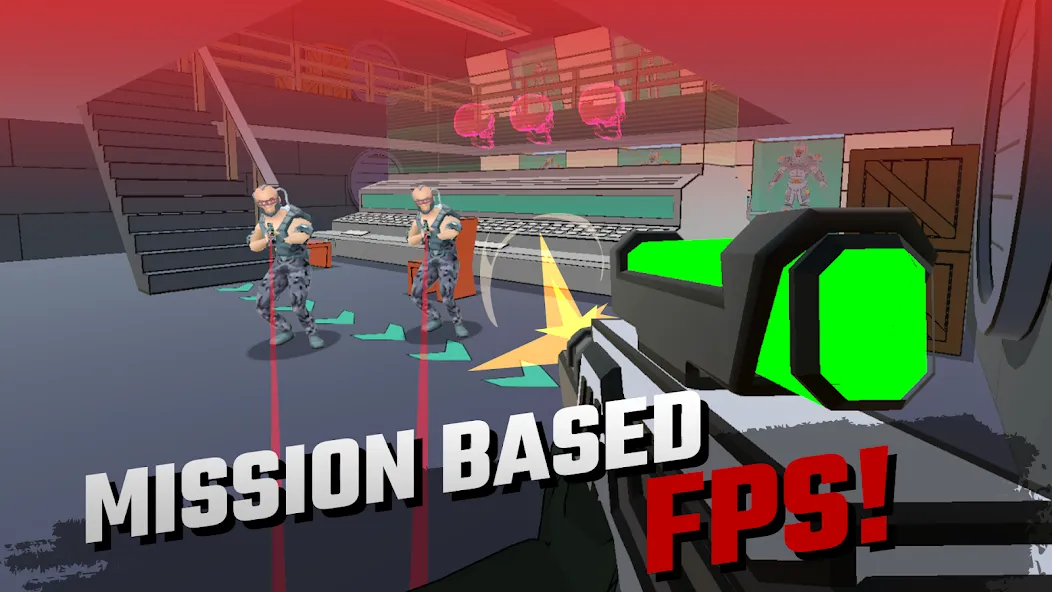 FPS Shooter game: Miss Bullet [МОД: Деньги, Монеты и Меню MOD] Screenshot 3