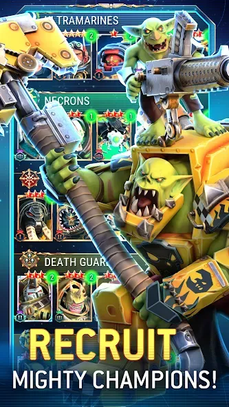 Warhammer 40,000: Tacticus [МОД: Меню, Бесконечные монеты и Открытые уровни] Screenshot 1