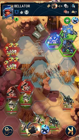 Warhammer 40,000: Tacticus [МОД: Меню, Бесконечные монеты и Открытые уровни] Screenshot 5