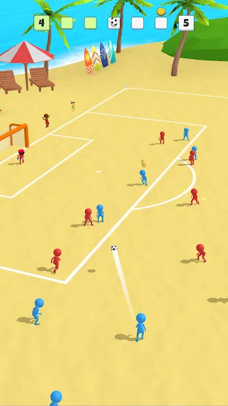 Super Goal: Fun Soccer Game (Супер Гол) [МОД: Много монет, Открытые уровни и Мега MOD] Screenshot 2