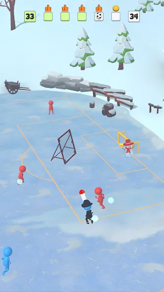 Super Goal: Fun Soccer Game (Супер Гол) [МОД: Много монет, Открытые уровни и Мега MOD] Screenshot 3