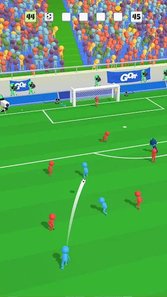 Super Goal: Fun Soccer Game (Супер Гол) [МОД: Много монет, Открытые уровни и Мега MOD] Screenshot 4