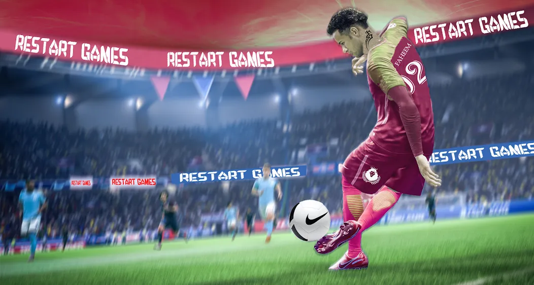 Soccer Kick Football Champion [МОД: Все открыто, Дополнительные деньги и Меню MOD] Screenshot 1
