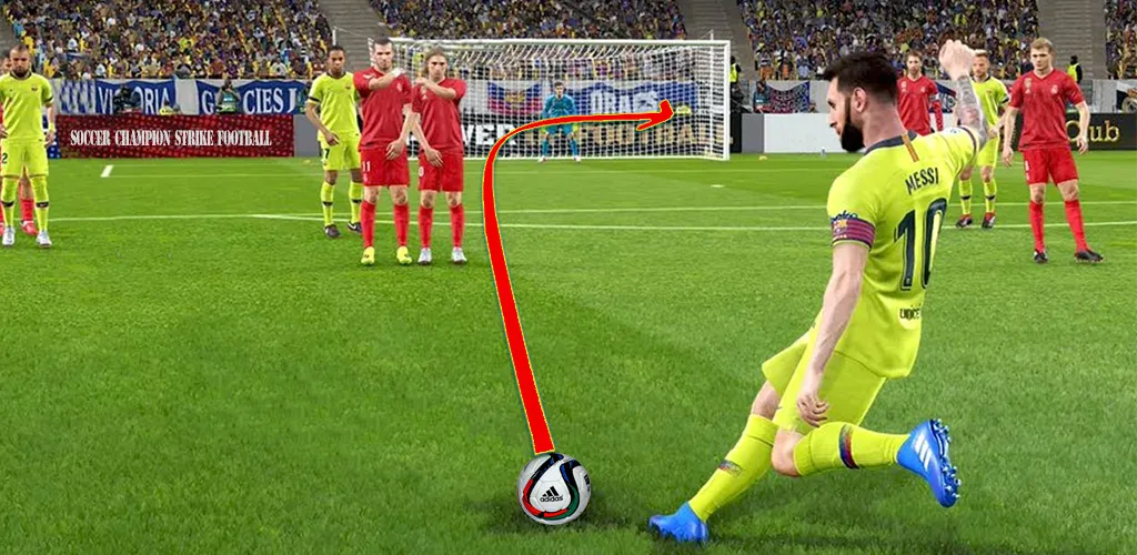 Soccer Kick Football Champion [МОД: Все открыто, Дополнительные деньги и Меню MOD] Screenshot 3