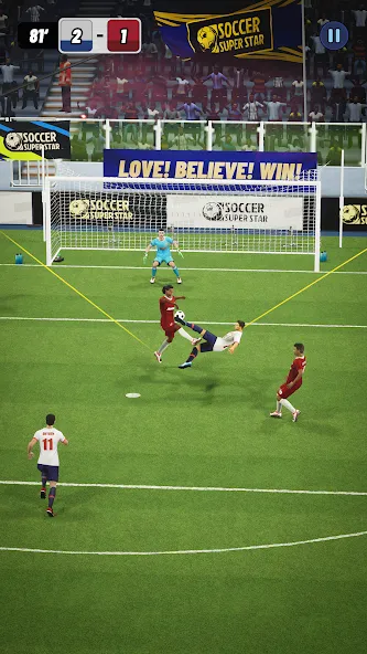 Soccer Superstar (Соккер упер Стар) [МОД: Все открыто, Дополнительные деньги и Меню MOD] Screenshot 2