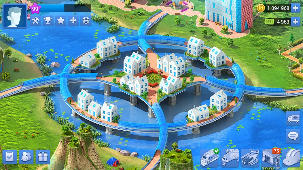 Megapolis: City Building Sim (Мегаполис) [МОД: Все открыто, Дополнительные деньги и Меню MOD] Screenshot 3