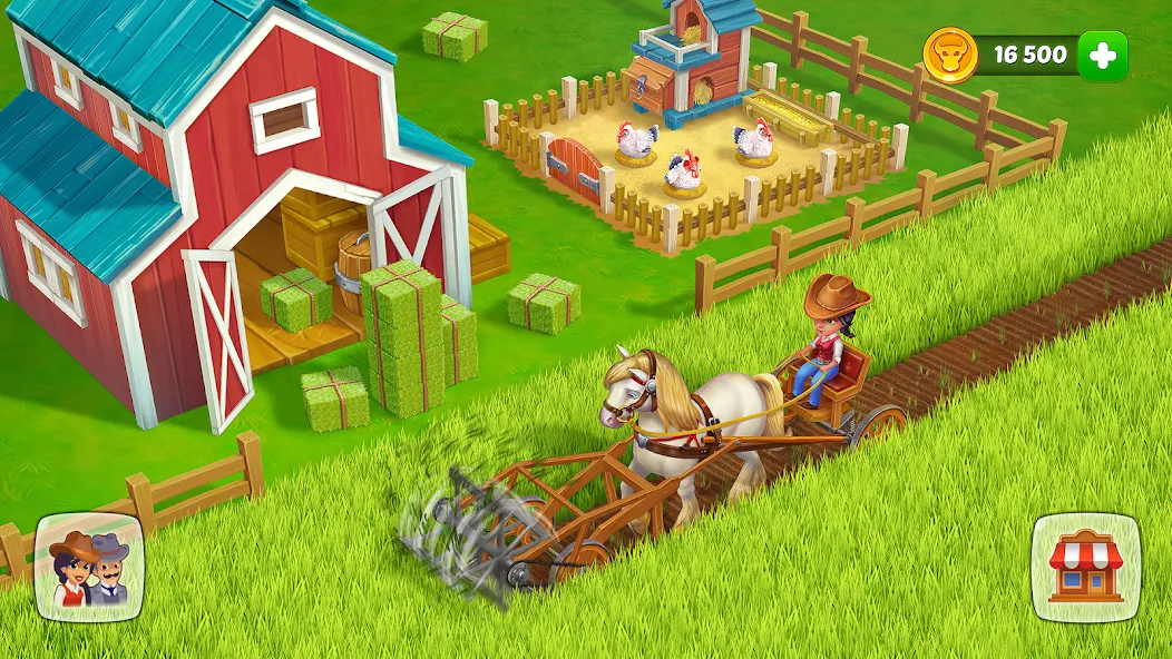 Wild West: Farm Town Build (Уайлд Вест) [MOD: Меню/Много денег] - Скриншот 3