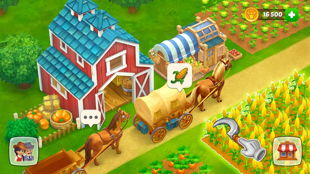 Wild West: Farm Town Build (Уайлд Вест) [MOD: Меню/Много денег] - Скриншот 5