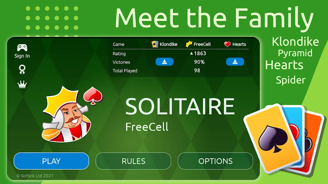 FreeCell [МОД: Бесконечные деньги, Монеты и Мега MOD] Screenshot 2