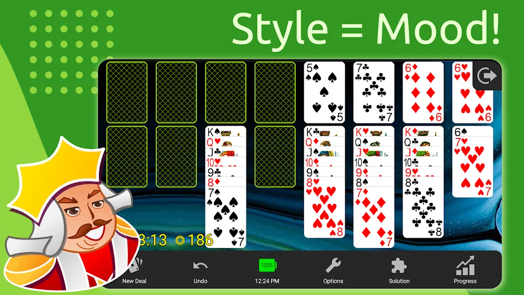 FreeCell [МОД: Бесконечные деньги, Монеты и Мега MOD] Screenshot 5