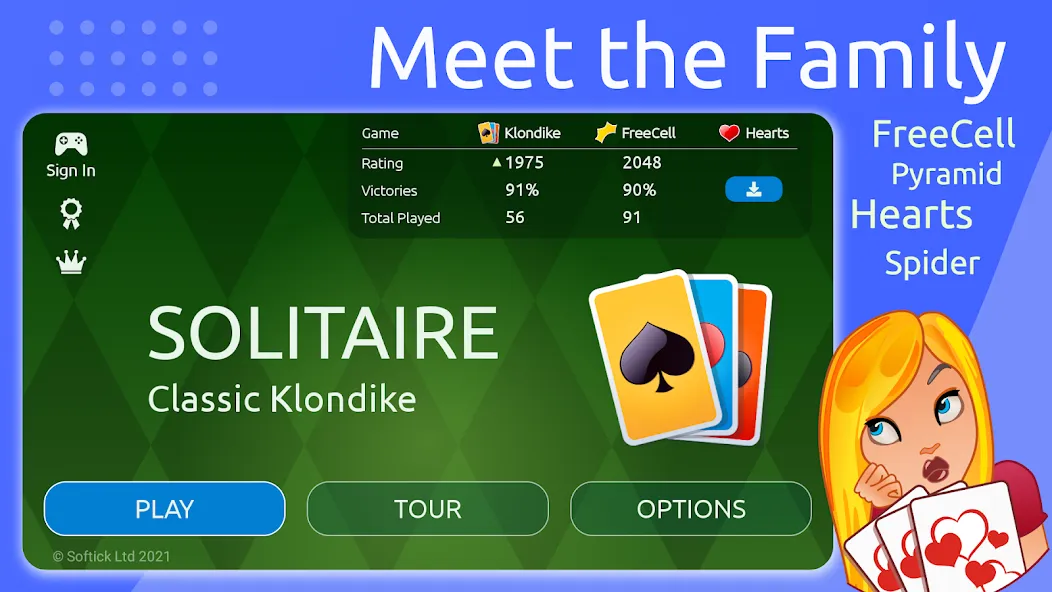 Solitaire [МОД: Много денег, Монет и Все открыто] Screenshot 2