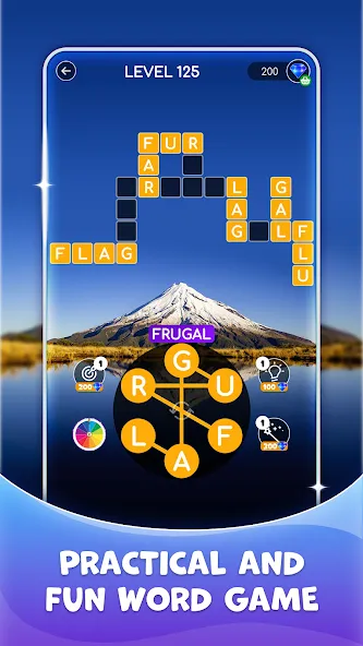 Calming Crosswords Word Puzzle [МОД: Много монет, Открытые уровни и Мега MOD] Screenshot 4