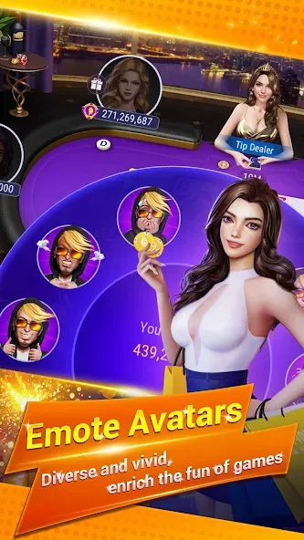 Sohoo Poker - Texas Holdem (Соху Покер) [МОД: Много монет, Открытые уровни и Мега MOD] Screenshot 3