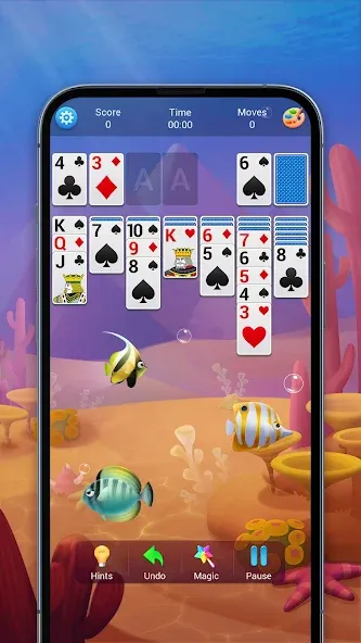 Solitaire, Klondike Card Games [МОД: Много денег, Монет и Все открыто] Screenshot 2