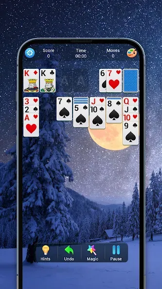 Solitaire, Klondike Card Games [МОД: Много денег, Монет и Все открыто] Screenshot 3