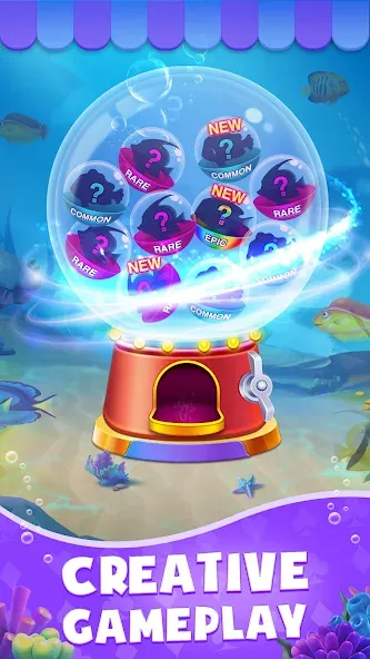 Solitaire: Fish Master (Солитер) [МОД: Много денег, Монет и Все открыто] Screenshot 4