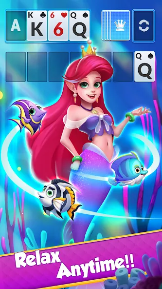 Solitaire - Klondike Card Game (Солитер) [МОД: Меню, Бесконечные монеты и Открытые уровни] Screenshot 2