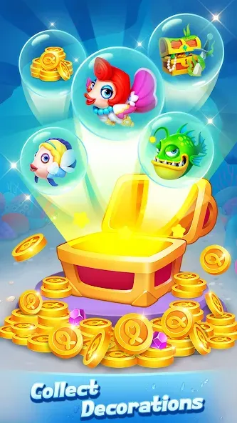 Solitaire 3D Fish [МОД: Много монет, Открытые уровни и Мега MOD] Screenshot 5