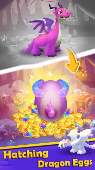 Solitaire Dragons [МОД: Все открыто, Дополнительные деньги и Меню MOD] Screenshot 5