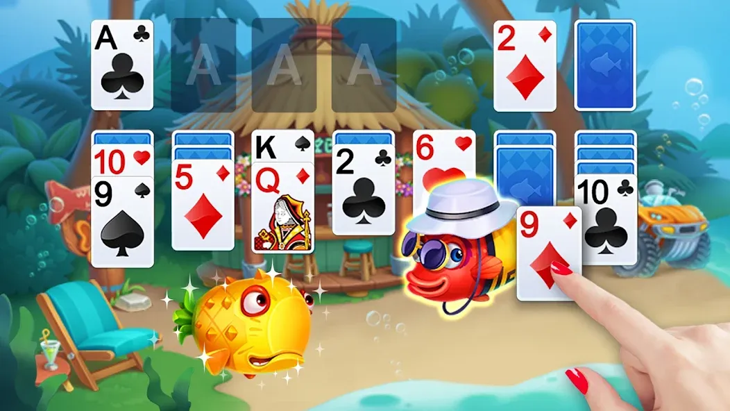 Solitaire [МОД: Деньги, Монеты и Меню MOD] Screenshot 1